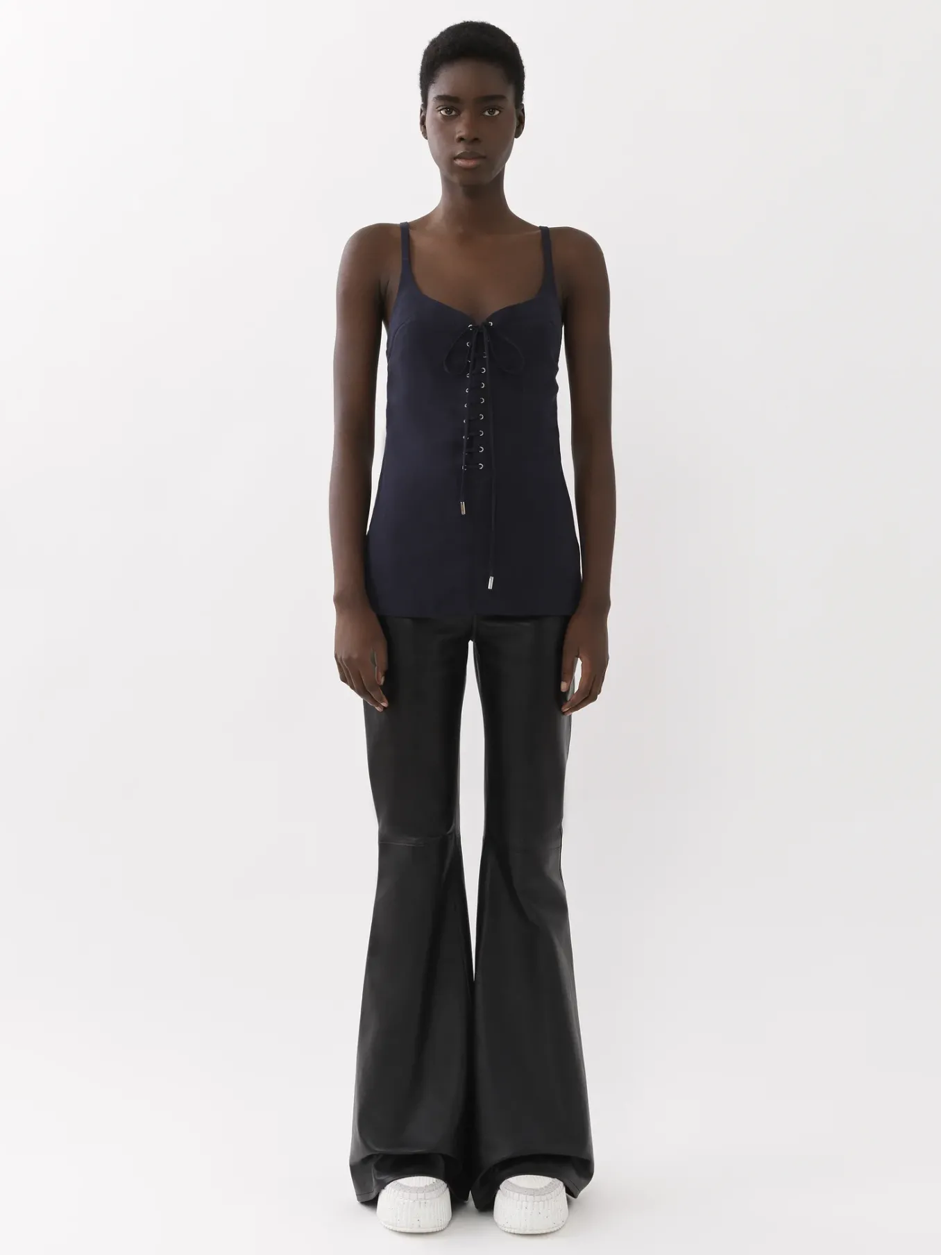 Tops Et Blouses-Chloé Top Sans Manches A Lacets Ink Navy