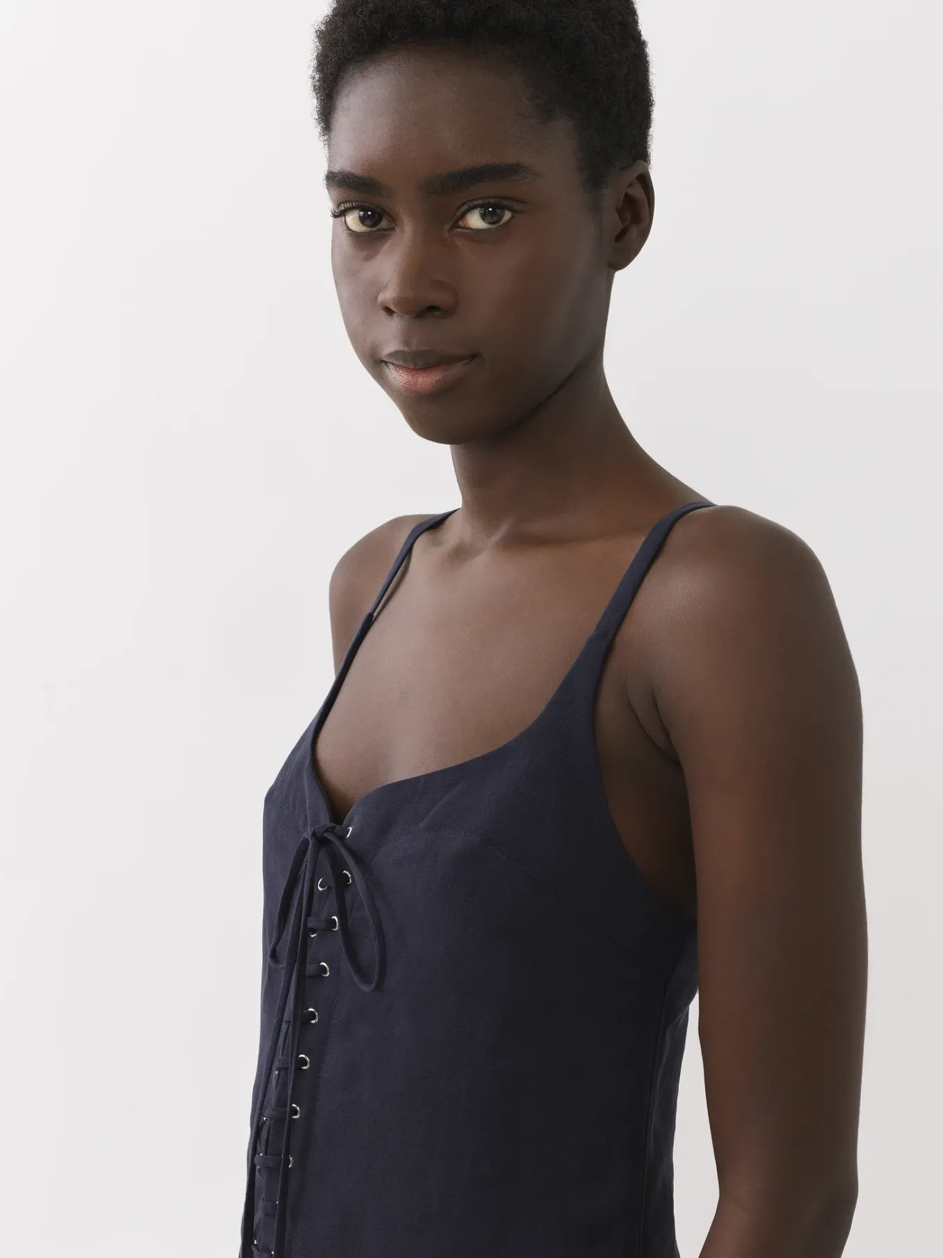 Tops Et Blouses-Chloé Top Sans Manches A Lacets Ink Navy