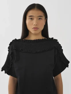 Vêtements-Chloé Top Smocke Noir