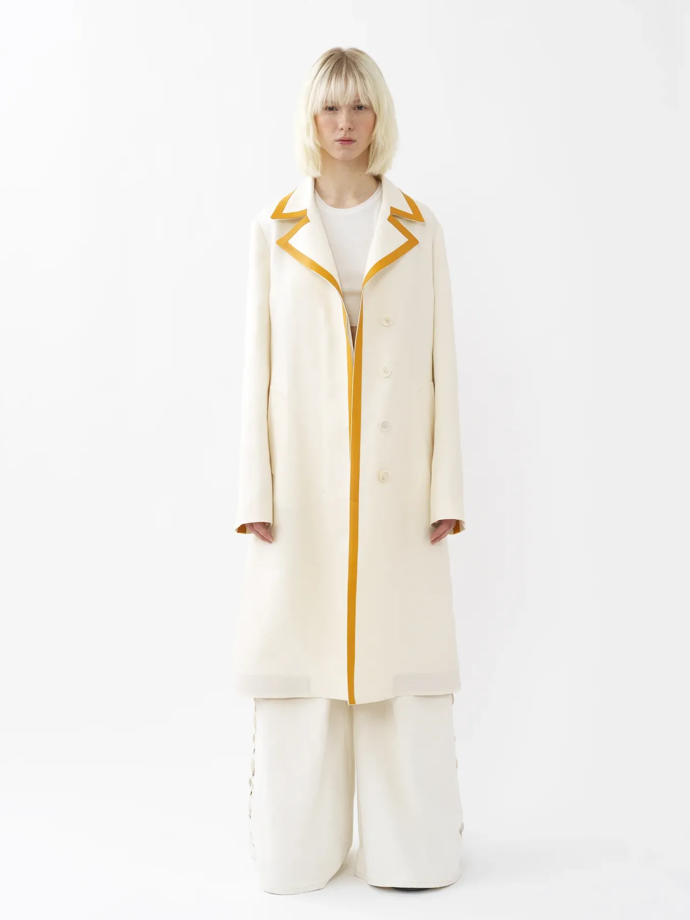Lin-Chloé Trench Midi Coconut Milk