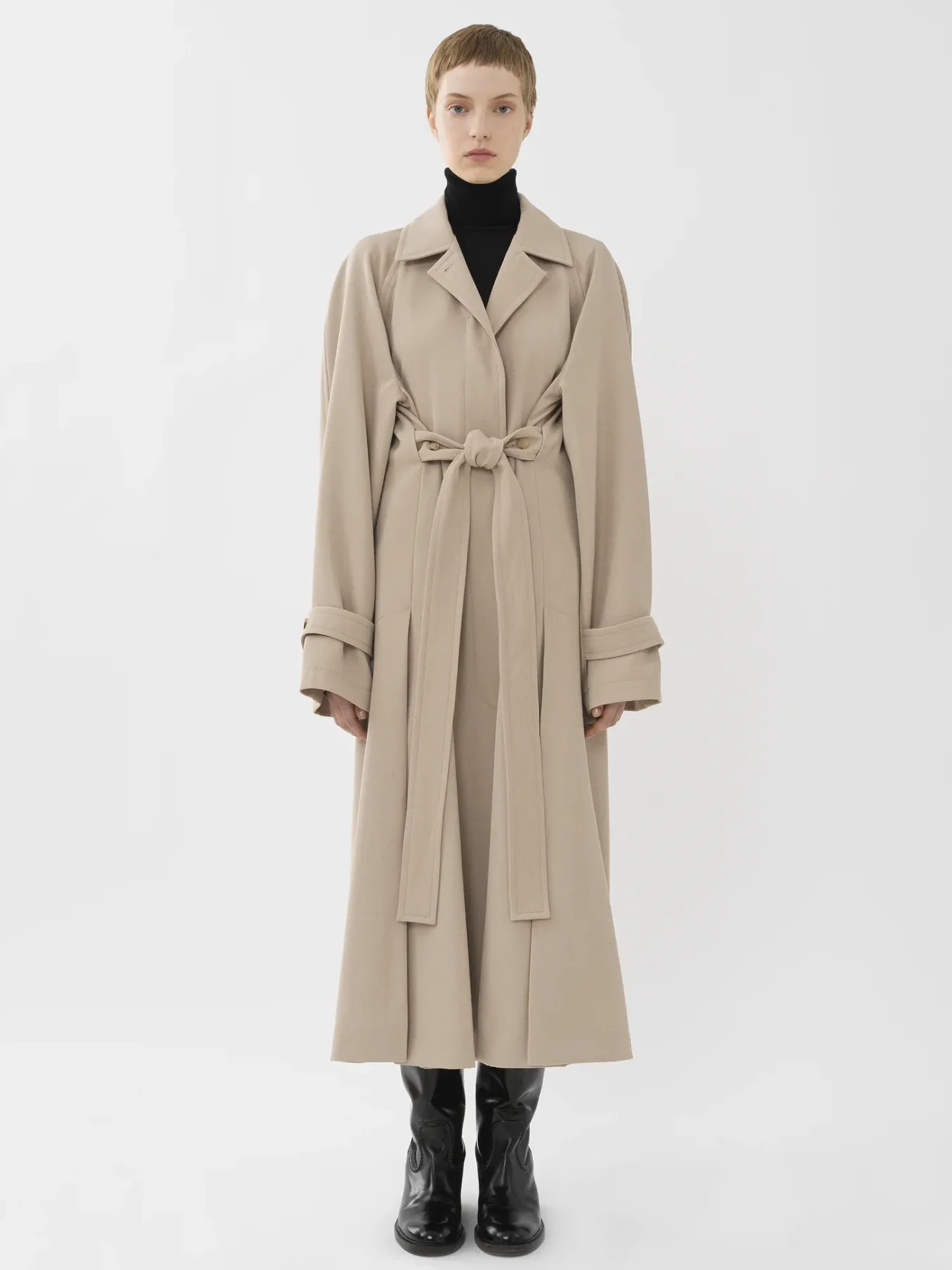 Manteaux-Chloé Trench Oversize Soften Brown