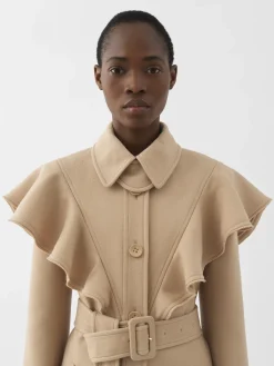 Manteaux-Chloé Trench Volante Pearl Beige