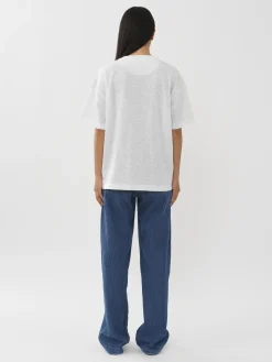 Vêtements-Chloé T-Shirt Large Blanc