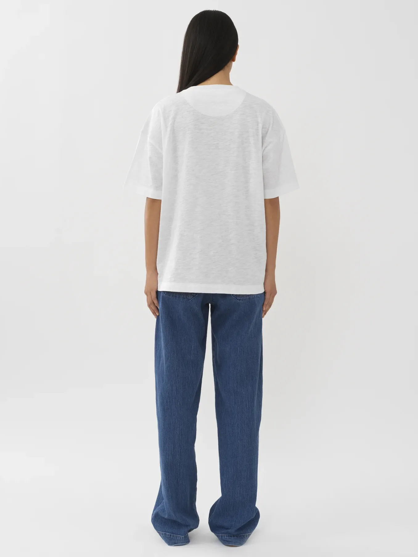 Vêtements-Chloé T-Shirt Large Blanc