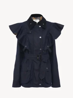 Manteaux-Chloé Veste « Dustyn » Barbour Pour Chloe Summer Night