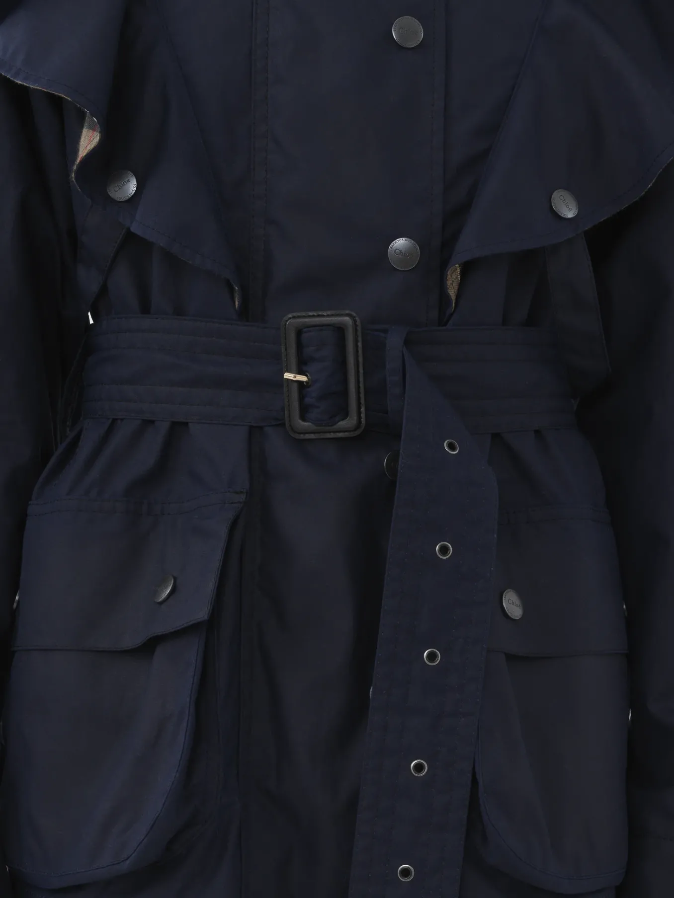 Manteaux-Chloé Veste « Dustyn » Barbour Pour Chloe Summer Night