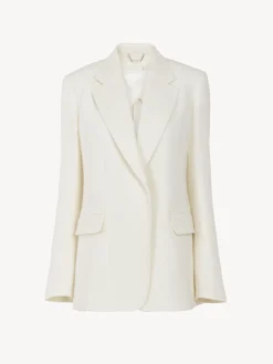 Vestes-Chloé Veste Blazer Eden White