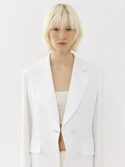 Vestes-Chloé Veste Blazer Blanc