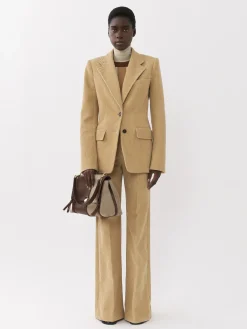 Vestes-Chloé Veste Blazer Pearl Beige