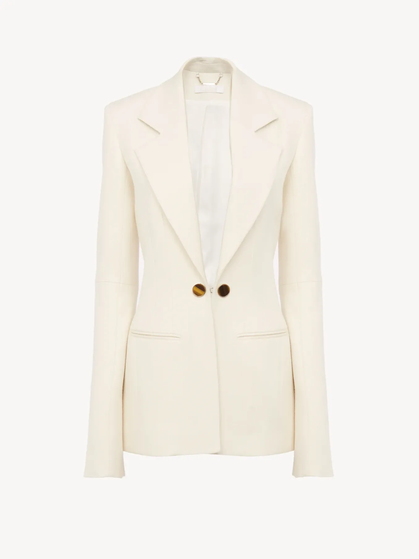 Vestes-Chloé Veste Blazer Corset Coconut Milk