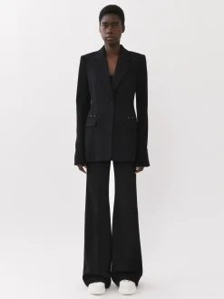 Vestes-Chloé Veste Blazer Forme Cloche Noir