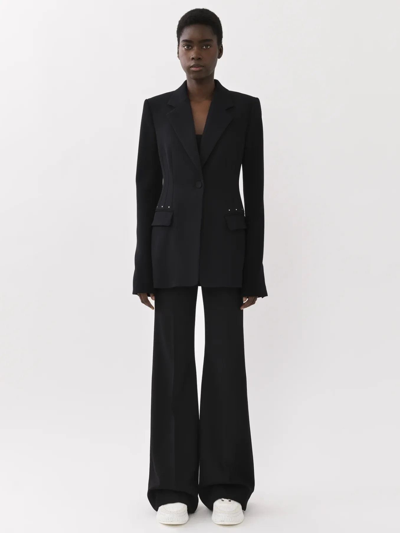 Vestes-Chloé Veste Blazer Forme Cloche Noir