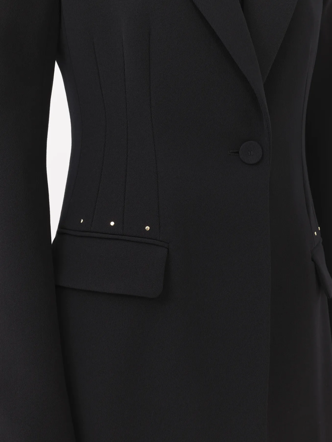 Vestes-Chloé Veste Blazer Forme Cloche Noir