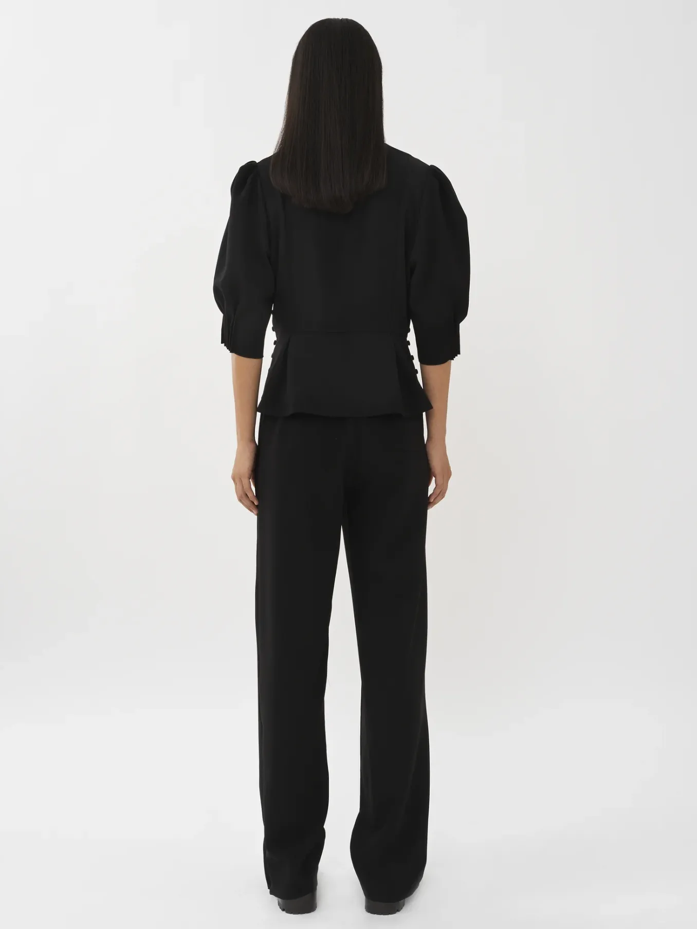 Vêtements-Chloé Veste Boutonnee A Basque Noir