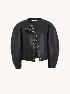 Vestes-Chloé Veste Courte Ouverte Noir