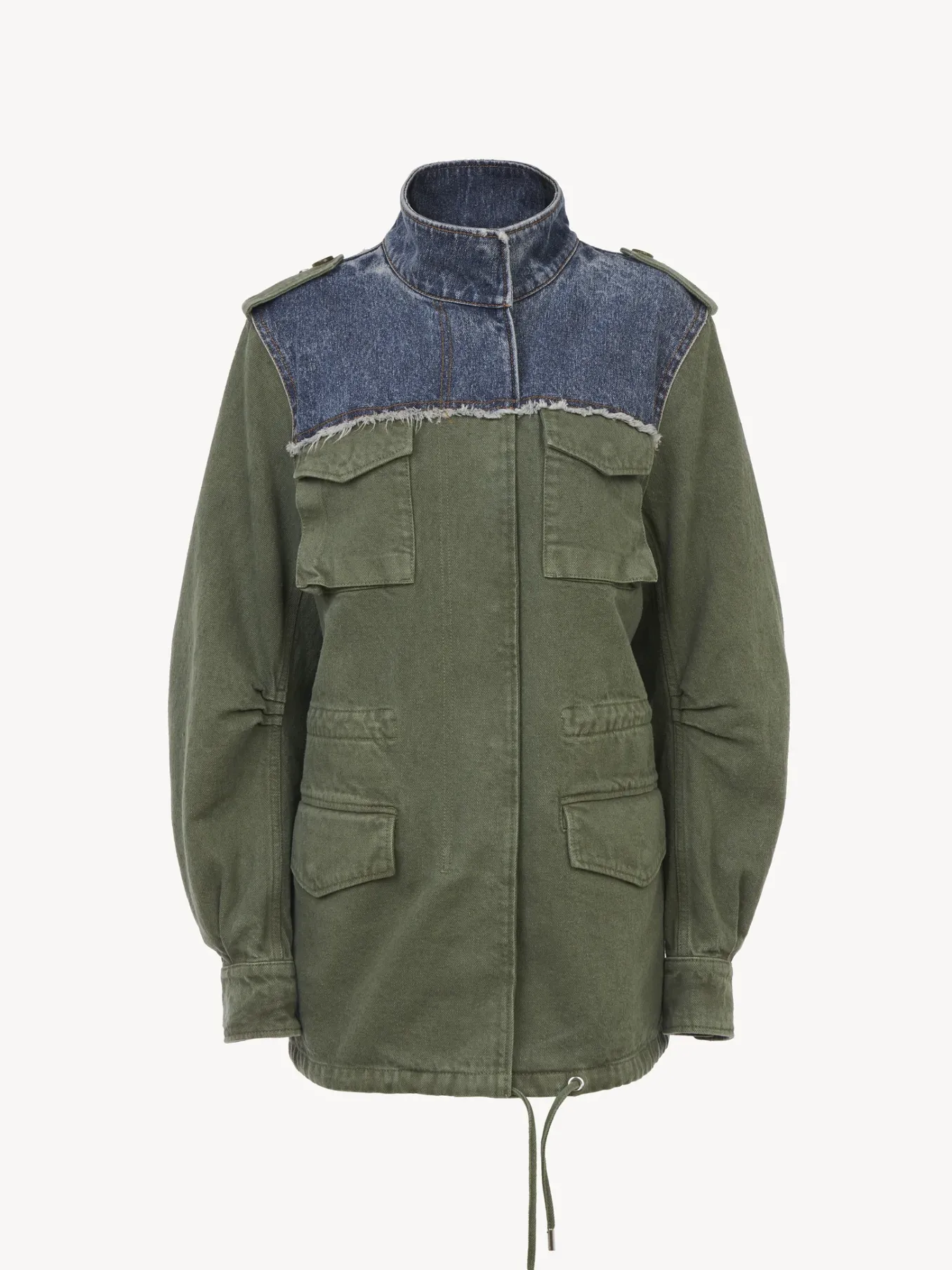 Vestes-Chloé Veste Saharienne Blue - Green 1