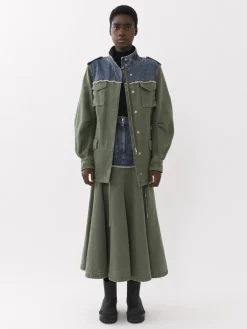 Vestes-Chloé Veste Saharienne Blue - Green 1