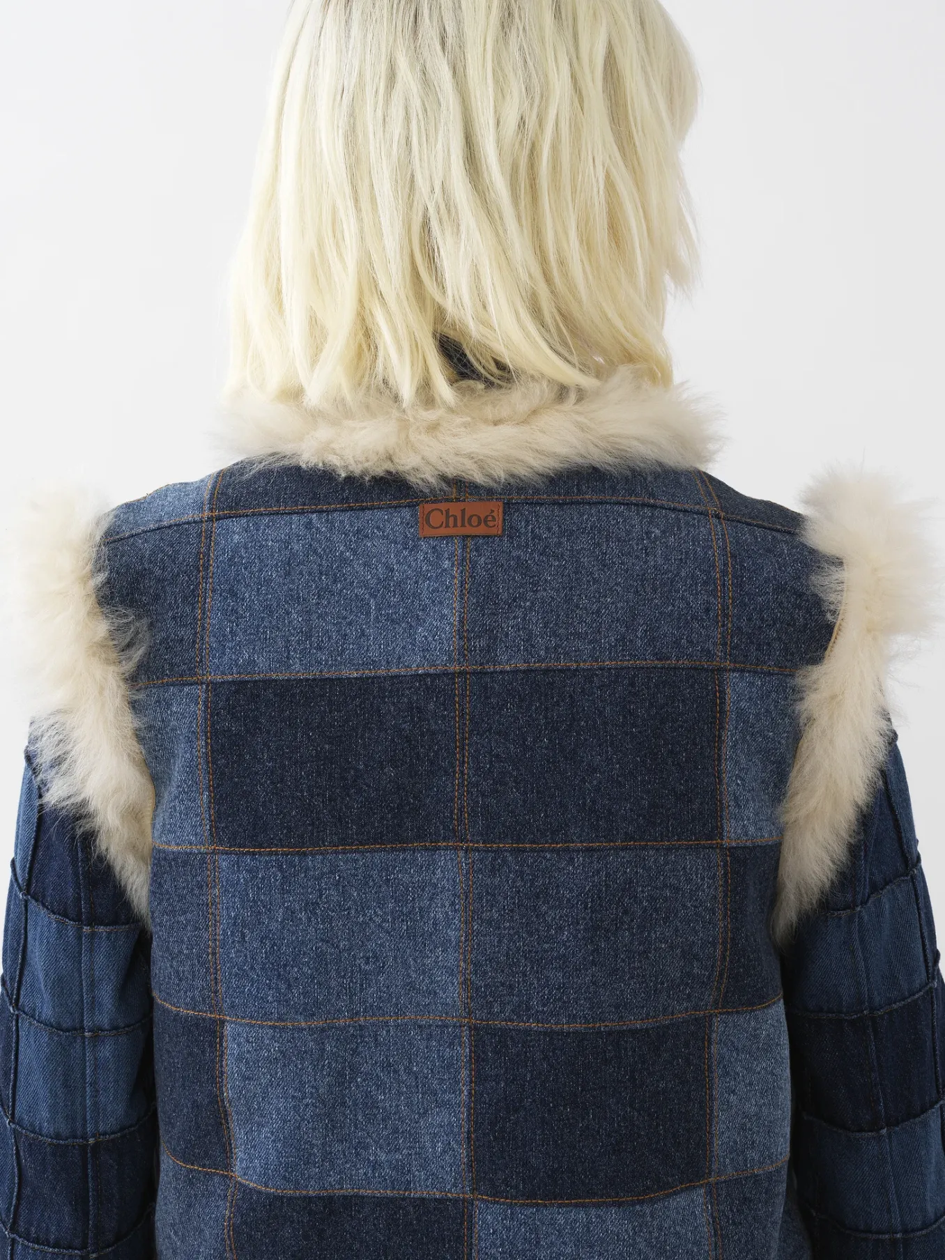 Vestes-Chloé Veste Sans Manches Reversible Iconic Milk